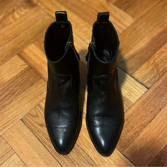 Veronica Beard Vero Couio Chelsea Leather Booties - Picture 8 of 13